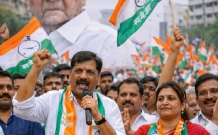 राष्ट्रवादी काँग्रेस पक्ष शरद पवार पक्षाची प्रचार रॅलीला जोरदार सुरुवात...